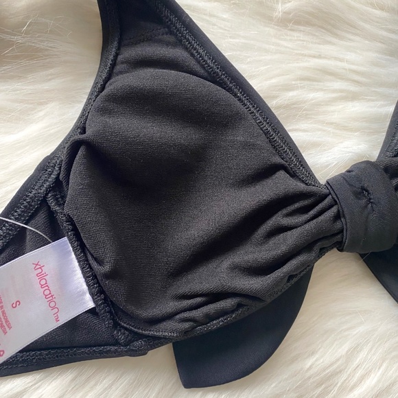 Black Scoop Bikini Top - Small (NWT) - Picture 6 of 8